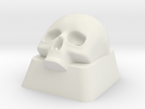 Key Lower Skull in White Natural Versatile Plastic