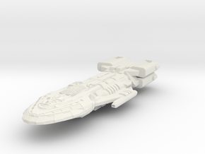 BattleCruiser in White Natural Versatile Plastic