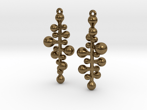 twist pair earing/parts in Natural Bronze