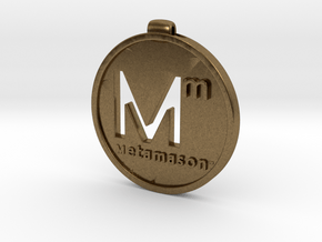 Metamason logo in Natural Bronze