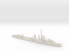 USS Monaghan (Farragut class) 1:1800 in White Natural Versatile Plastic