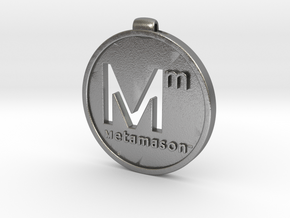 Metamason logo in Natural Silver