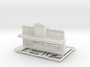Spiel - game "Steamboat"-Derby 1:220 (z scale) in White Natural Versatile Plastic