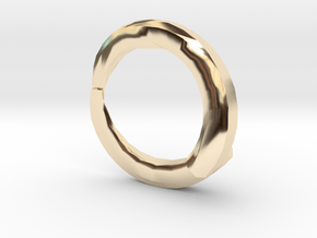 Lightning bolt Ring in 14K Yellow Gold