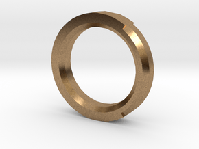 Plain Ring in Natural Brass