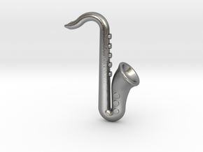 Saxophone in Natural Silver