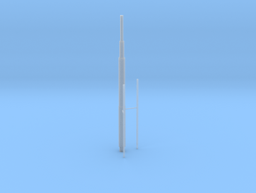 Willis Tower Antennae (Hollow) Right in Smooth Fine Detail Plastic