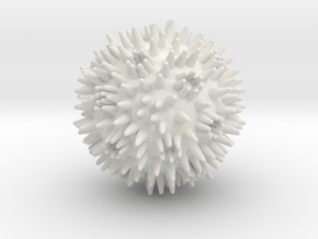 Death Ball 2 in White Natural Versatile Plastic