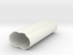 Gein Just Grip Curve in White Natural Versatile Plastic