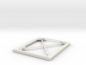 8" x 10" Picture Frame in White Natural Versatile Plastic