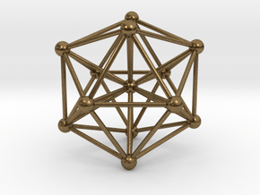 Great Dodecahedron in Natural Bronze