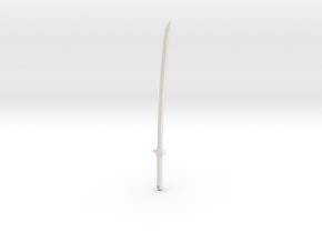 Anime Sword Smaller 1 in White Natural Versatile Plastic