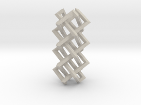 Right-angled Braidwork II (loose variant) in Natural Sandstone
