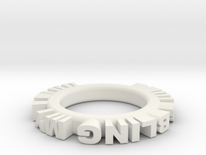 bling ring 1 in White Natural Versatile Plastic