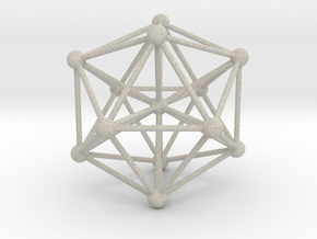 Great Dodecahedron in Natural Sandstone