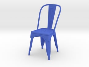 1:12 Pauchard Chair in Blue Processed Versatile Plastic