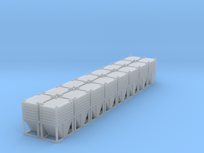 Dolomite Container Set - Z Scale in Tan Fine Detail Plastic
