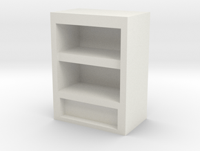 Bookshelf 2h in White Natural Versatile Plastic