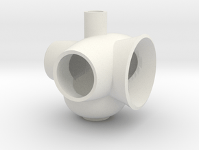 miniNL 3 vase(1/3) 3.01mm in White Natural Versatile Plastic