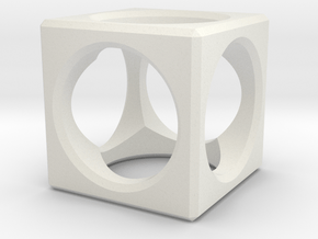 Aircube in White Natural Versatile Plastic