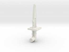 Sunlink - KaPow Sword in White Natural Versatile Plastic