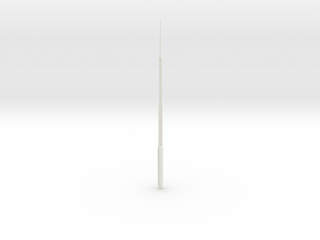 Hancock Taller Antenna in White Natural Versatile Plastic