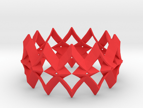 bracelet 01 in Red Processed Versatile Plastic