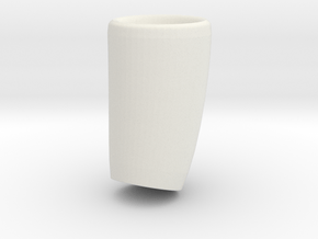 flowervase / dubble-sided useable in White Natural Versatile Plastic