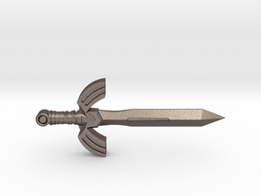 Seashell Sword in Polished Bronzed Silver Steel