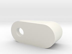 MSLED Tailconev5 servo cap in White Natural Versatile Plastic
