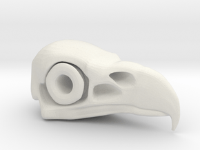 Eagle Skull in White Natural Versatile Plastic