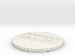 by kelecrea, engraved: RAMESH in White Natural Versatile Plastic
