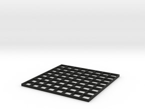 60mm LED Array Grid in Black Natural Versatile Plastic