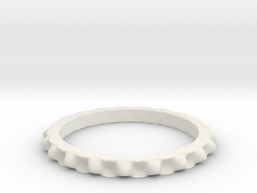 Juliabulb-z^-20-ring in White Natural Versatile Plastic