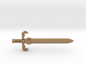 Sword of Omens in Natural Brass