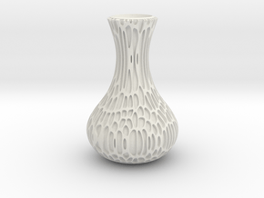 Organovase Organic Vase in White Natural Versatile Plastic