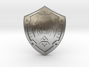 Hero's Shield I in Natural Silver