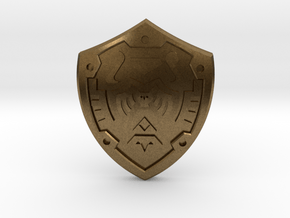 Hero's Shield I in Natural Bronze