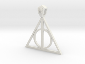 Harry Potter Pendant (metal) in White Natural Versatile Plastic