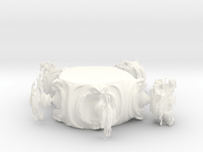 Juliabulb-transpoly-doorsnede in White Processed Versatile Plastic