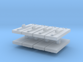 HDW 212 Submarine 1:6000 x8 in Tan Fine Detail Plastic