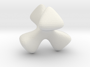 KusnerSchmidt implicit tetrahedron in White Natural Versatile Plastic