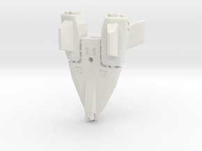 Broadhead fighter in White Natural Versatile Plastic