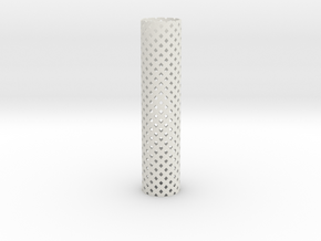 Perforated Tubing 12.75 cm in White Natural Versatile Plastic