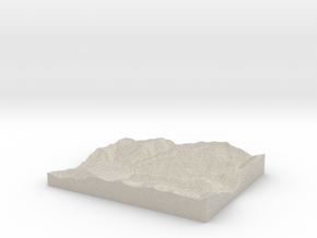 Model of Vail in Natural Sandstone