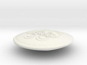 Cavanaugh Shield in White Natural Versatile Plastic