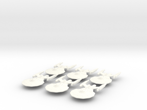 Garamond Class Attack Fleet (modified) in White Processed Versatile Plastic