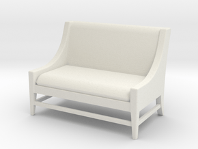 1:24 Slipper Sofa in White Natural Versatile Plastic