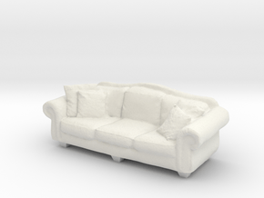 1:24 Sofa in White Natural Versatile Plastic