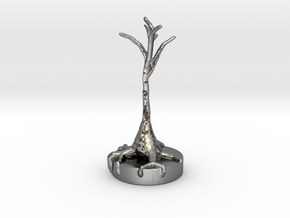 Neural Pyramid Cell in Fine Detail Polished Silver